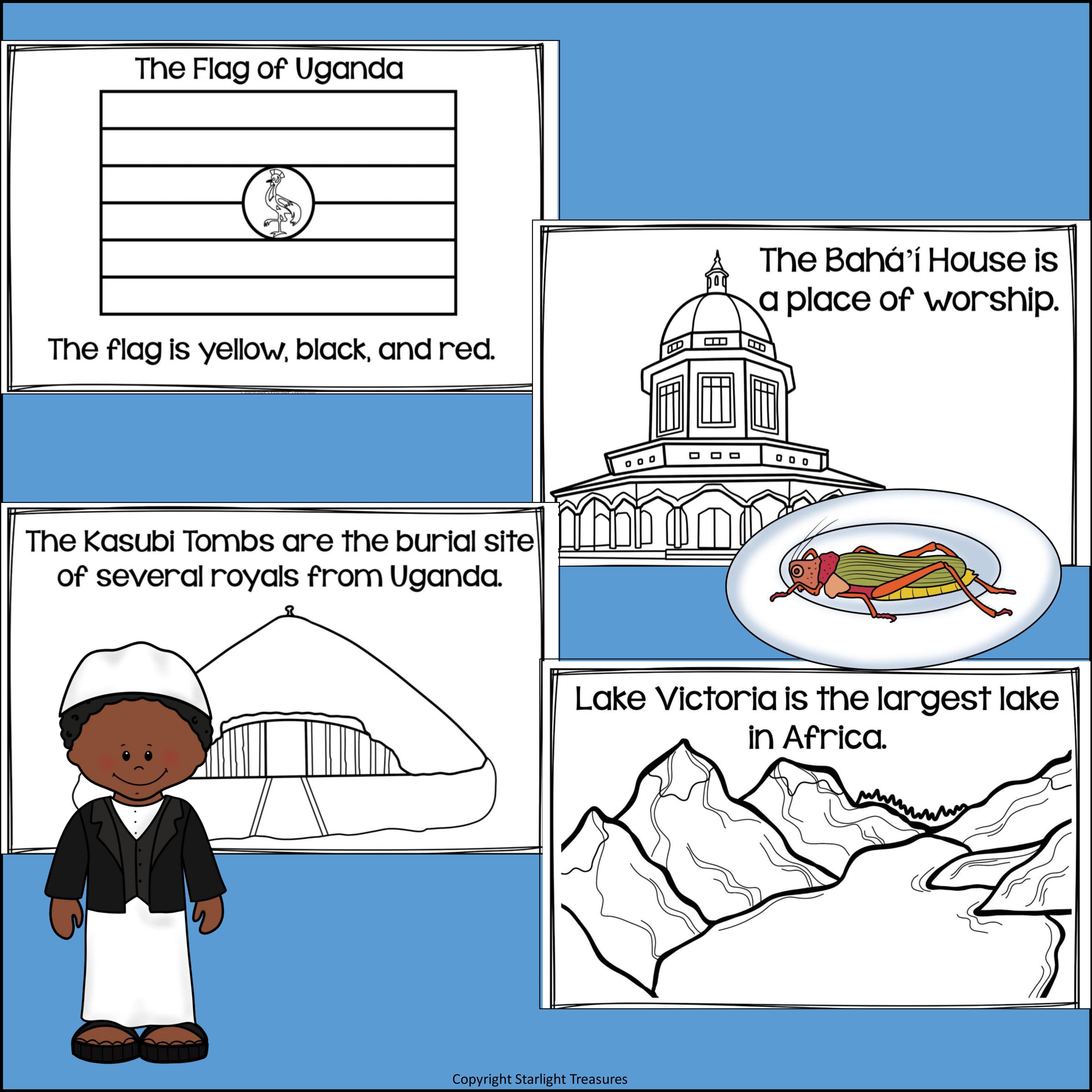 Uganda Mini Book for Early Readers - A Country Study