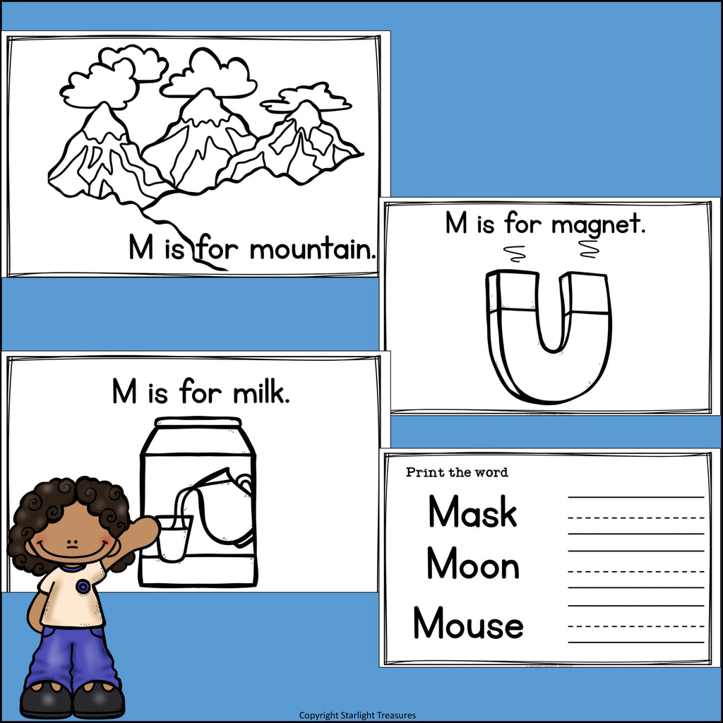 Alphabet Letter of the Week: The Letter M Mini Book