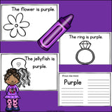 Colors of the Week: Purple Mini Book