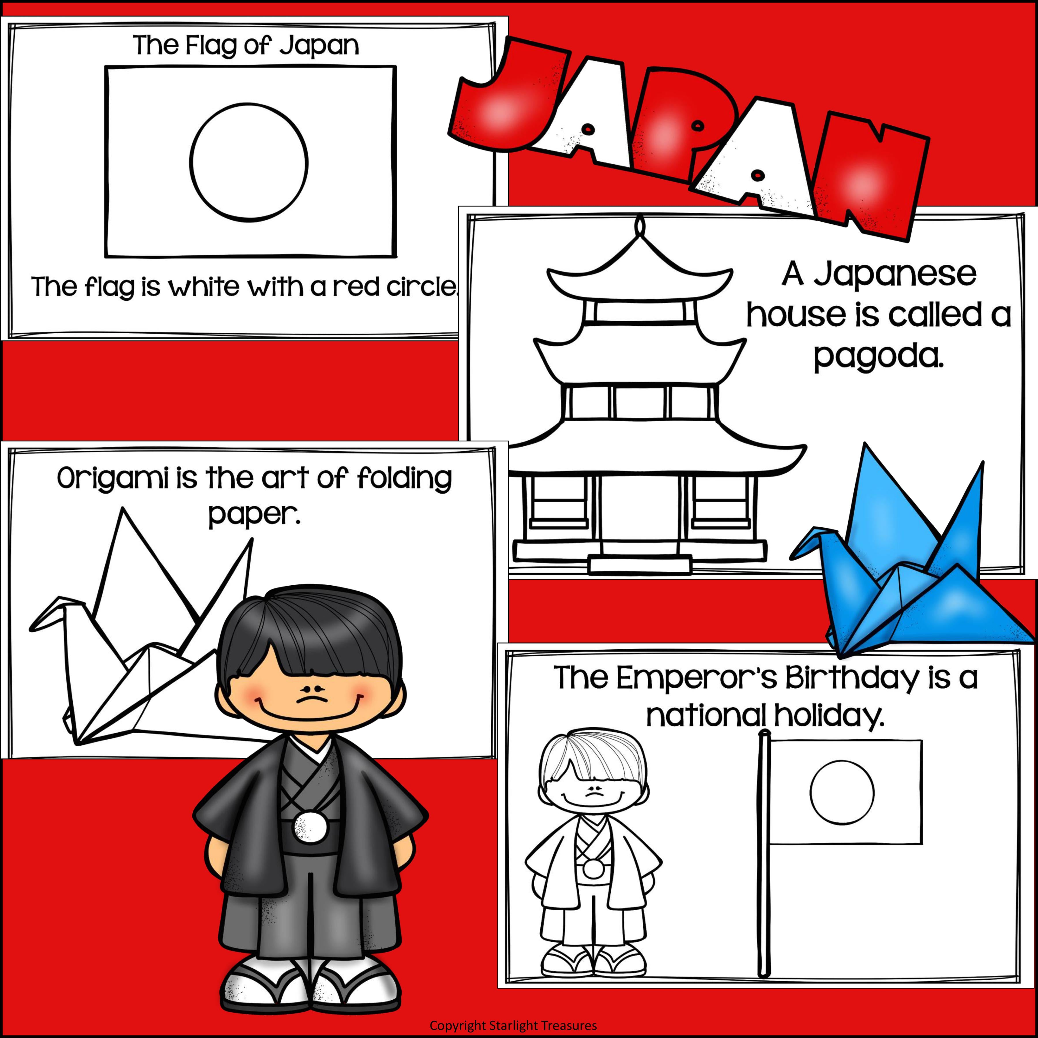 Japan Mini Book for Early Readers - A Country Study