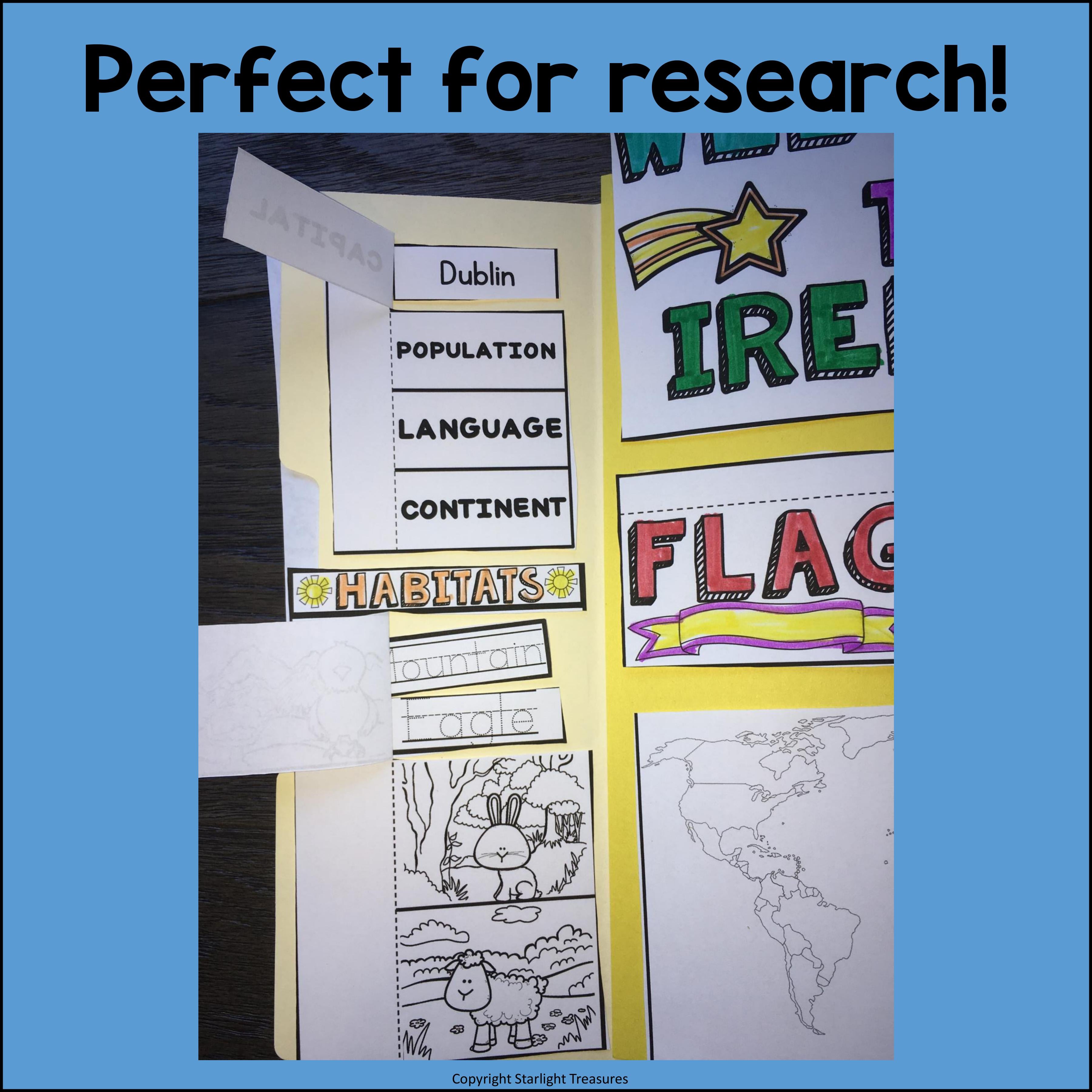 Ireland Lapbook for Early Learners - A Country Study