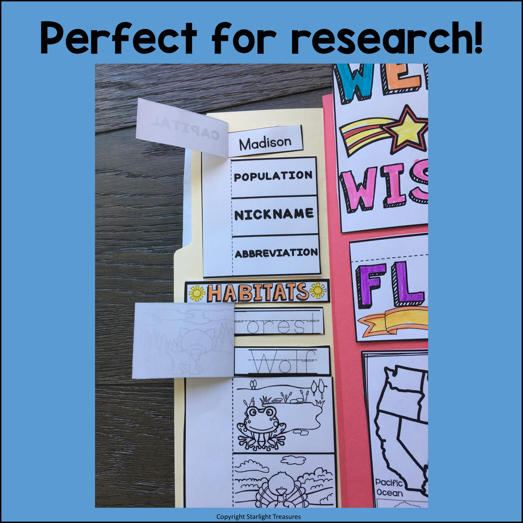 Wisconsin Lapbook for Early Learners - A State Study