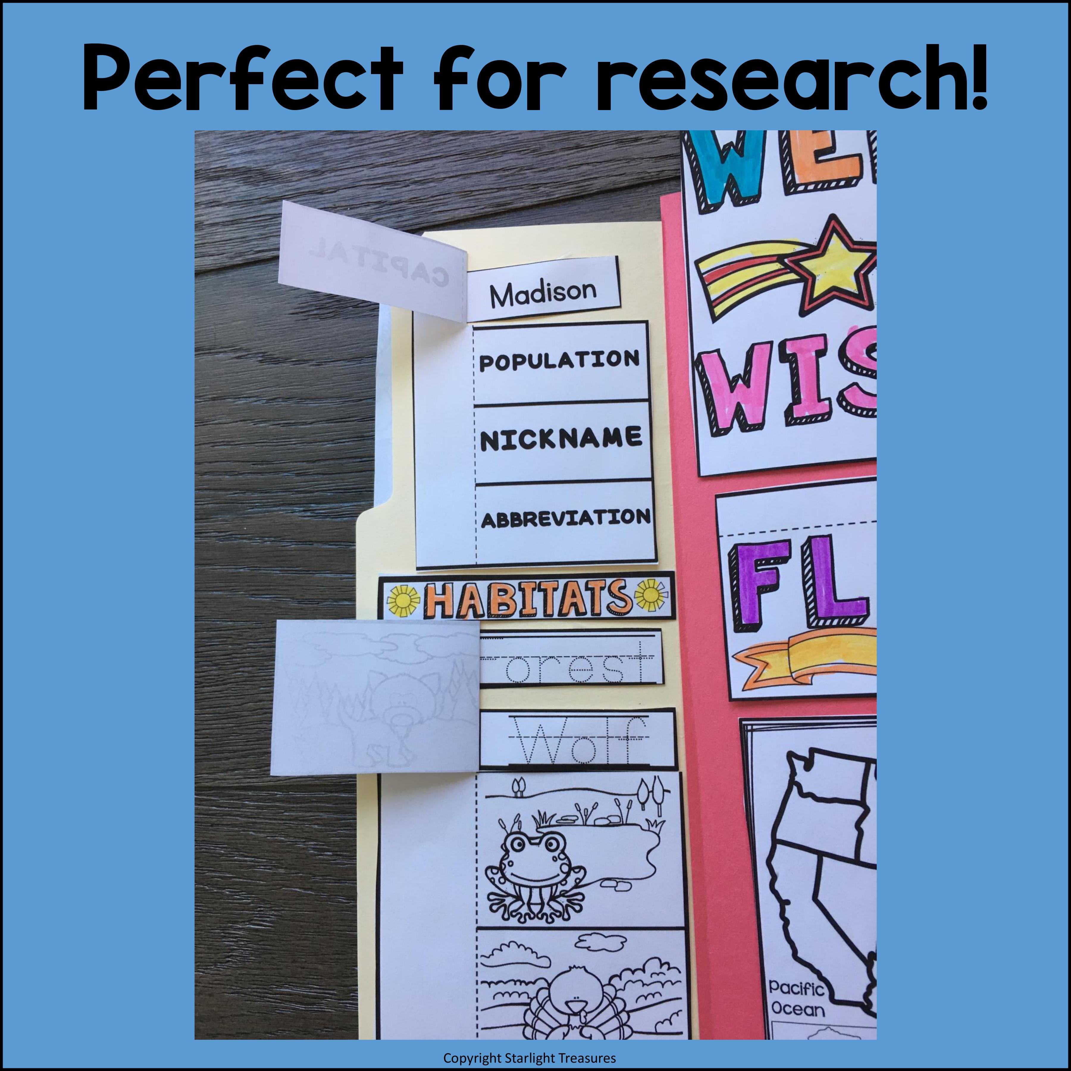 Wisconsin Lapbook for Early Learners - A State Study