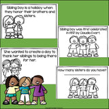 Sibling Day Mini Book for Early Readers