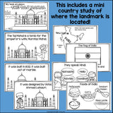 Taj Mahal Complete Unit for Early Learners - World Landmarks