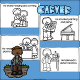 George Washington Carver Mini Book for Early Readers: Black History Month