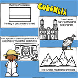 Colombia Mini Book for Early Readers - A Country Study