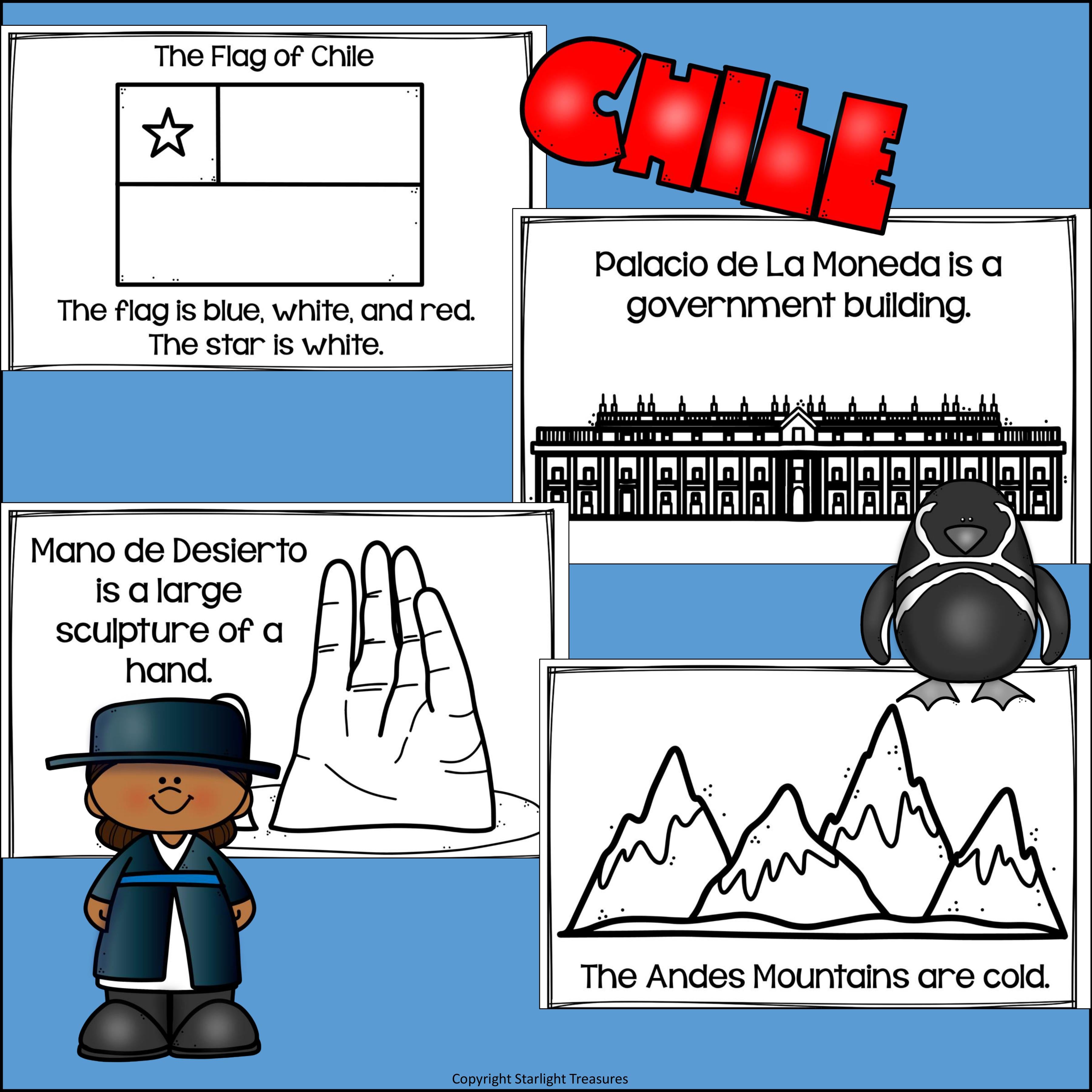 Chile Mini Book for Early Readers - A Country Study