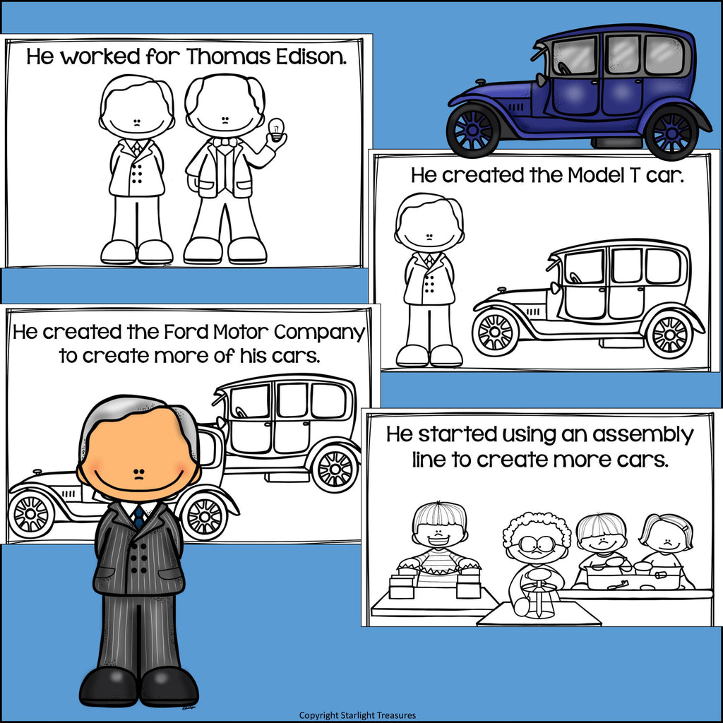 Henry Ford Mini Book for Early Readers: Inventors