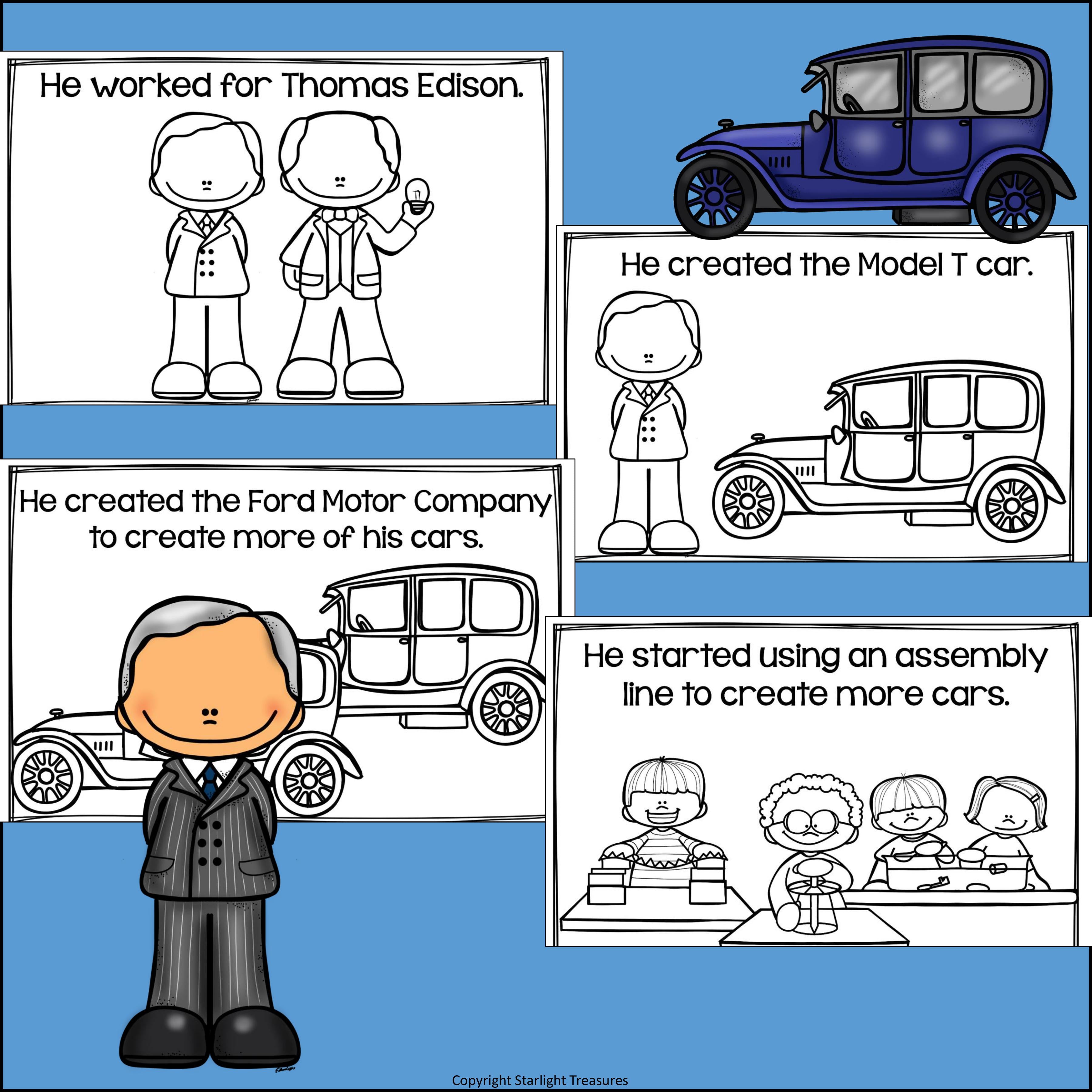 Henry Ford Mini Book for Early Readers: Inventors