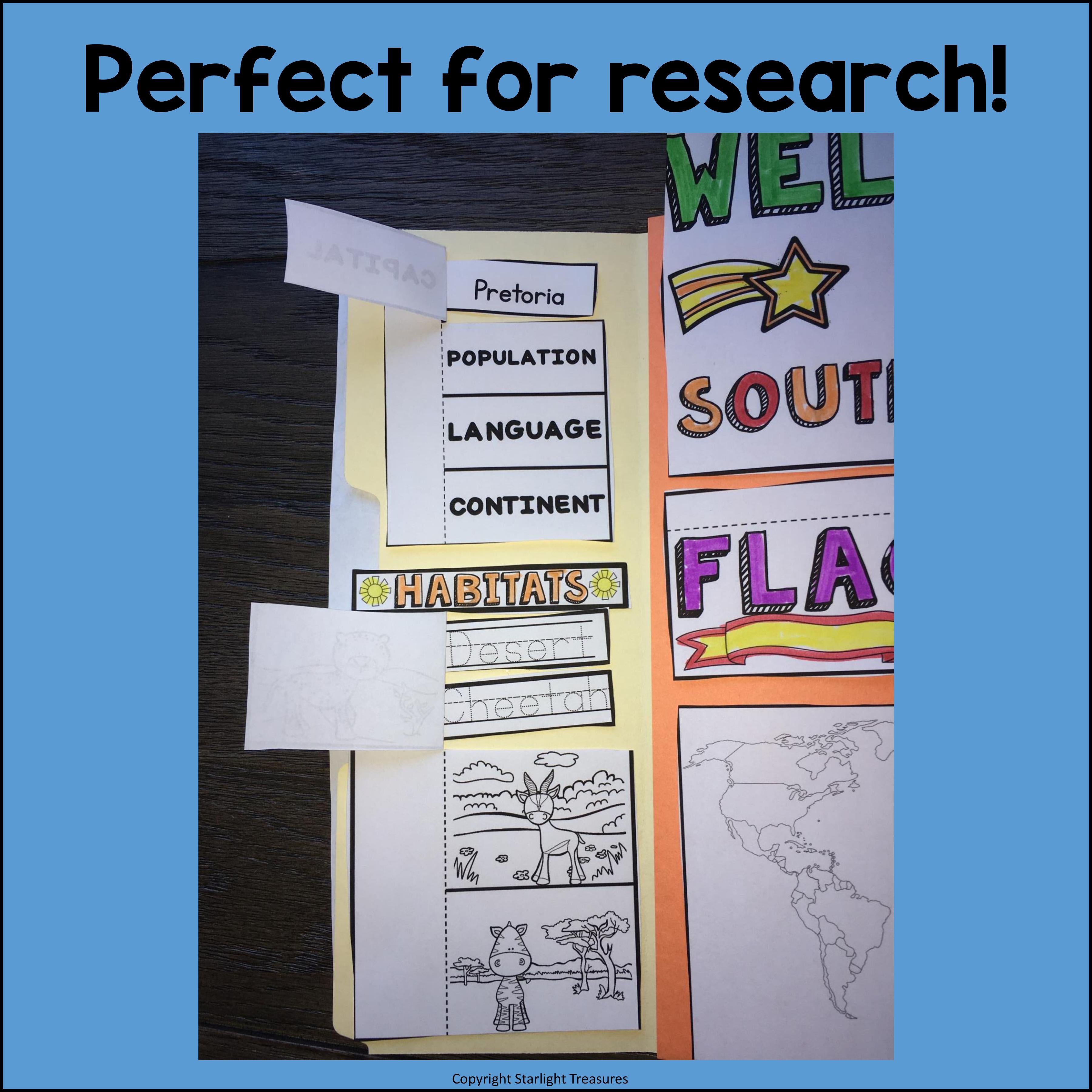 South Africa Lapbook for Early Learners - A Country Study