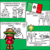 Christmas in Mexico: Las Posadas Mini Book for Early Readers