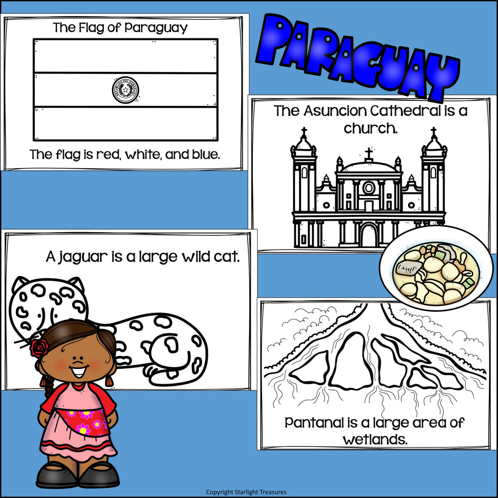 Paraguay Mini Book for Early Readers - A Country Study
