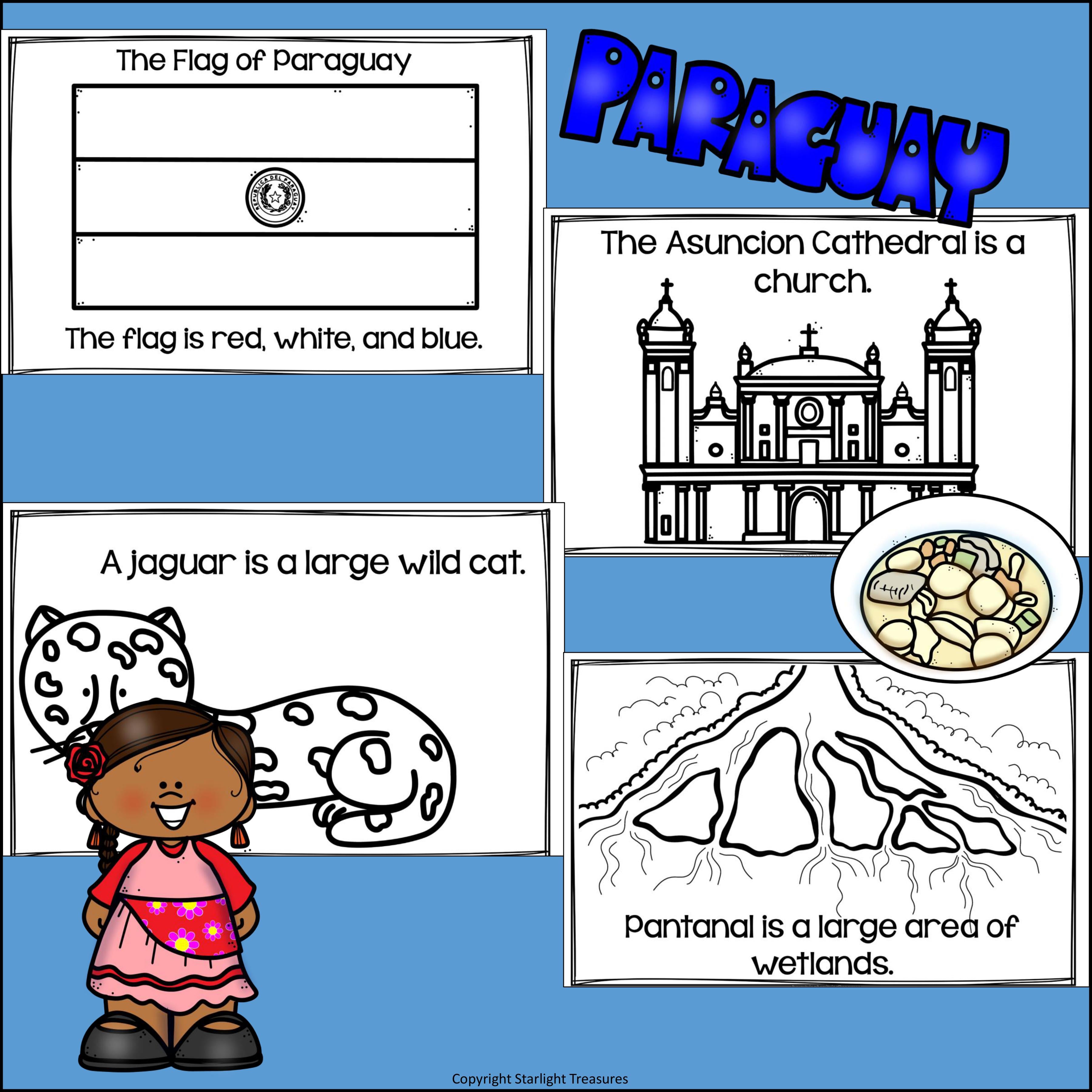 Paraguay Mini Book for Early Readers - A Country Study