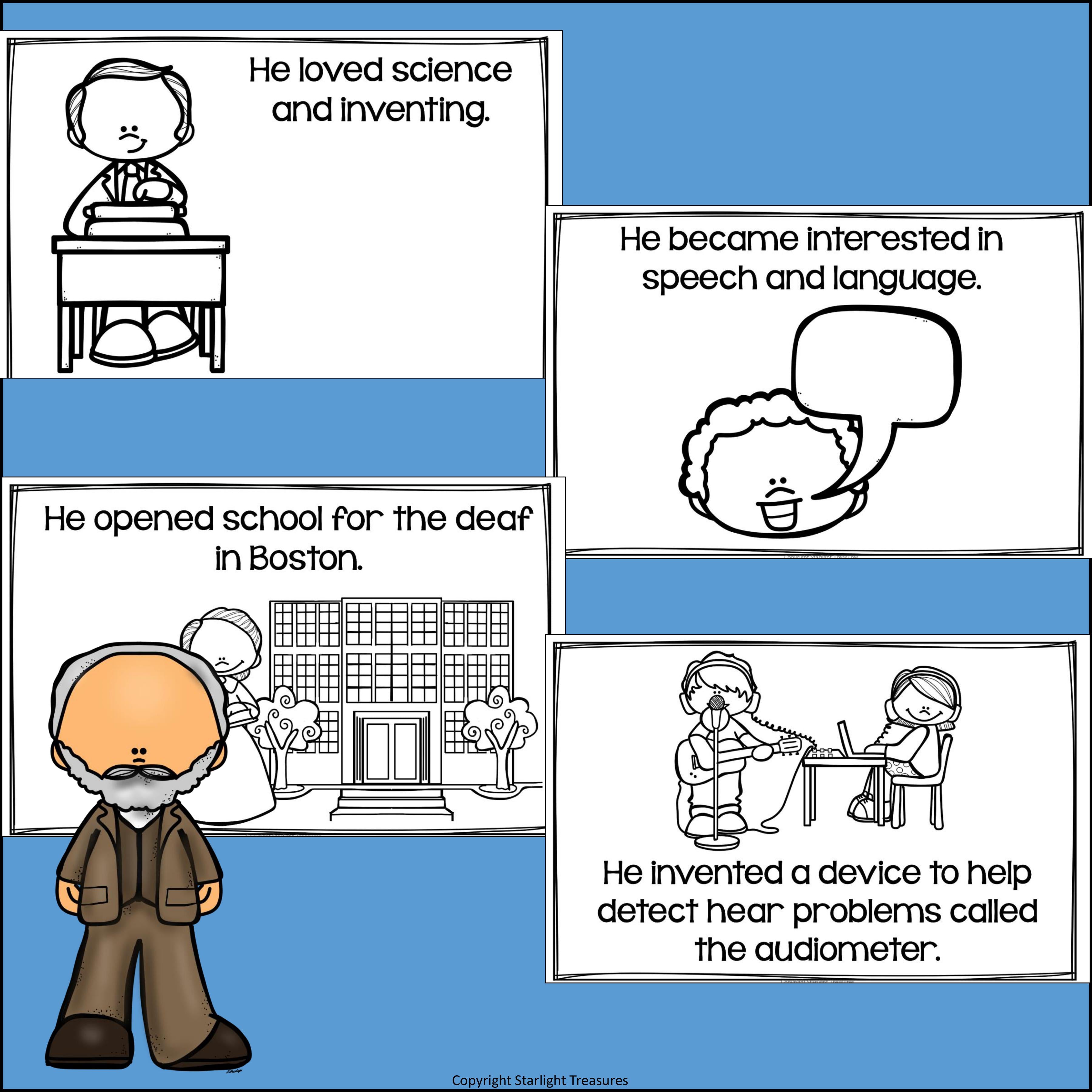 Alexander Graham Bell Mini Book for Early Readers