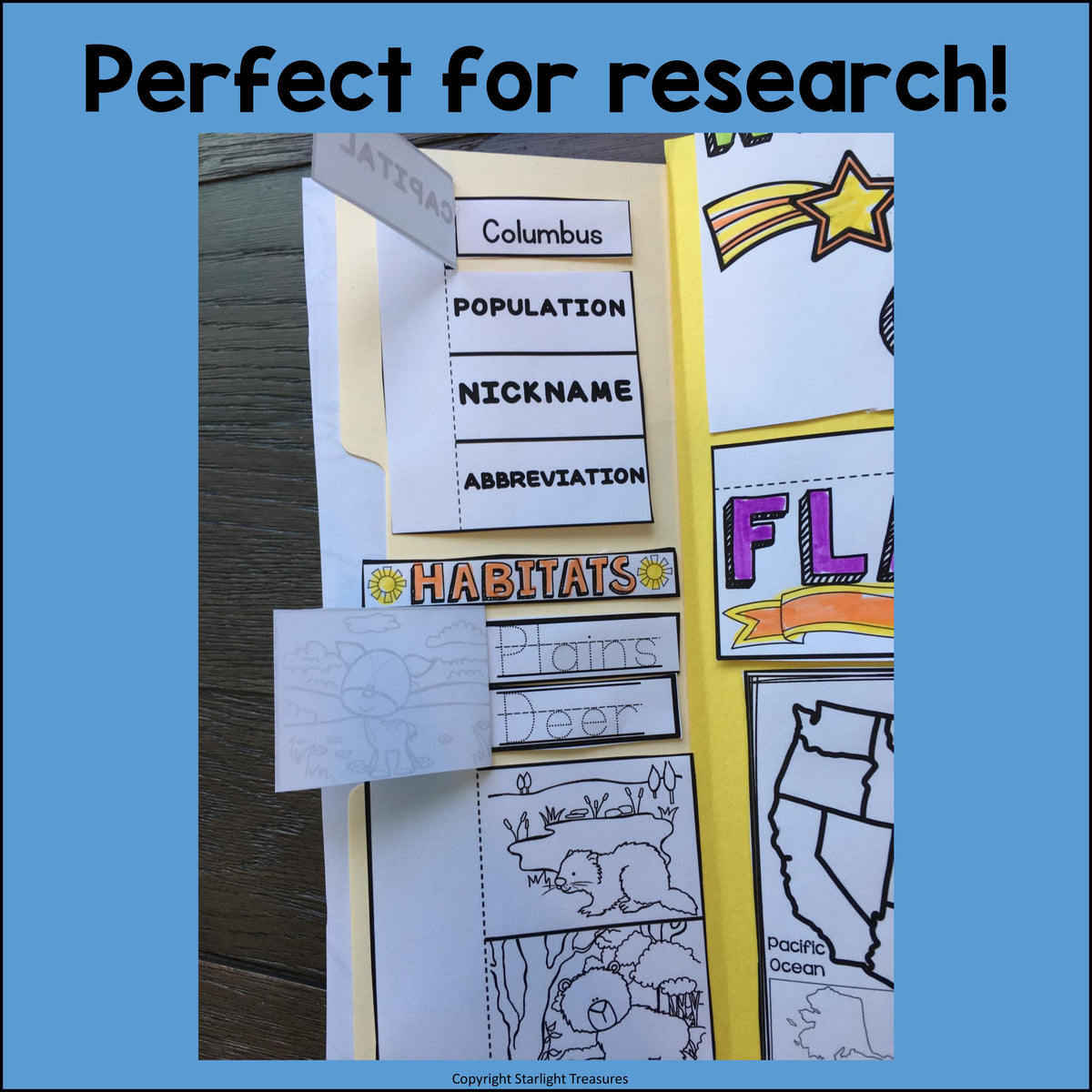 Ohio Lapbook for Early Learners - A State Study – Starlight Treasures LLC