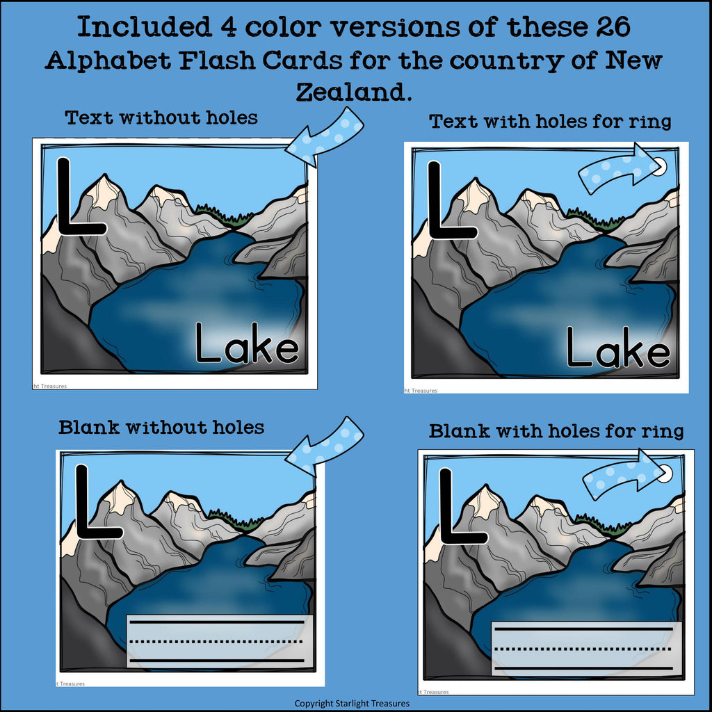 New Zealand Flash Cards