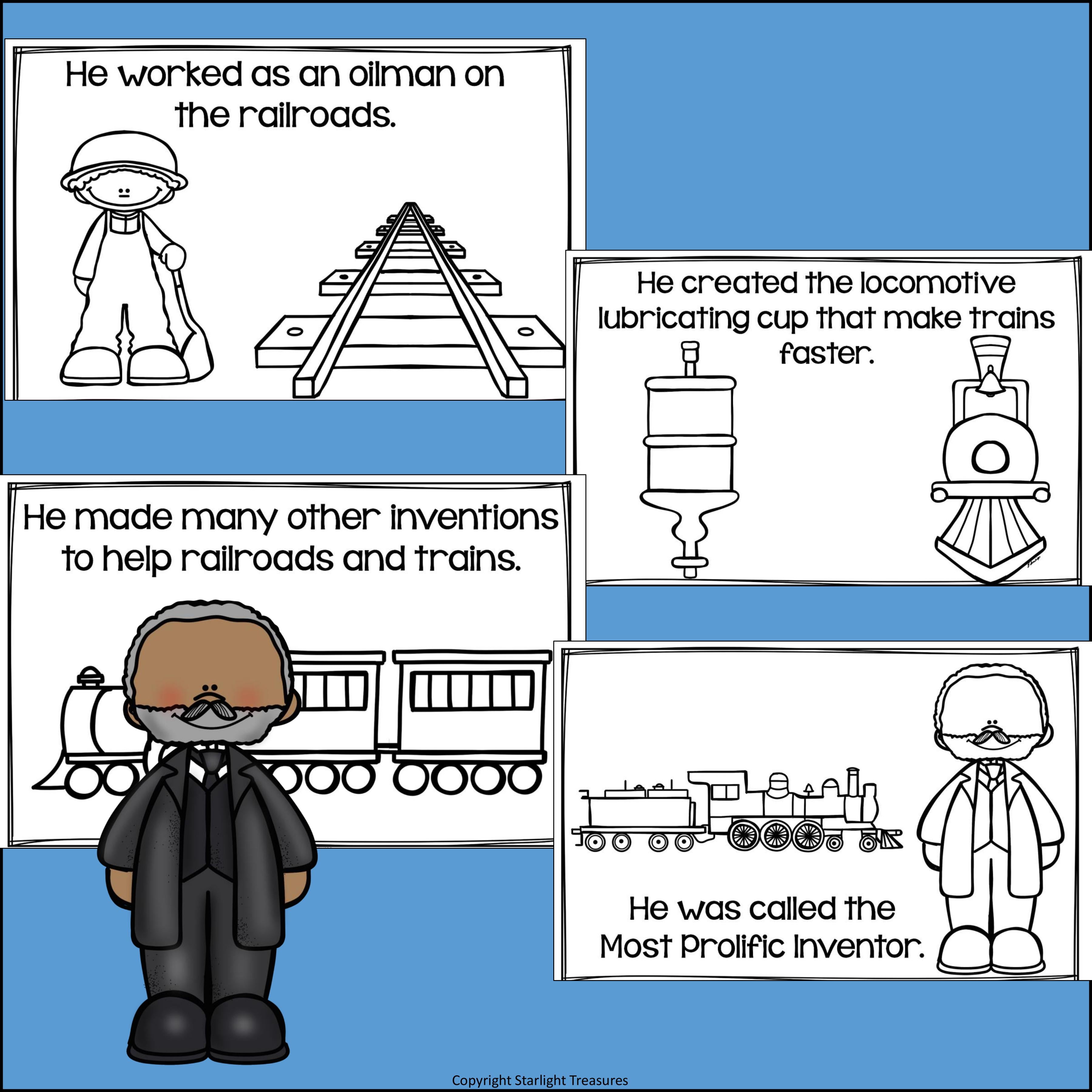 Elijah McCoy Mini Book for Early Readers: Inventors
