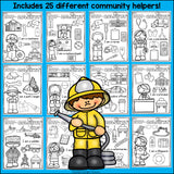 Careers and Community Helpers Worksheets for Early Learners