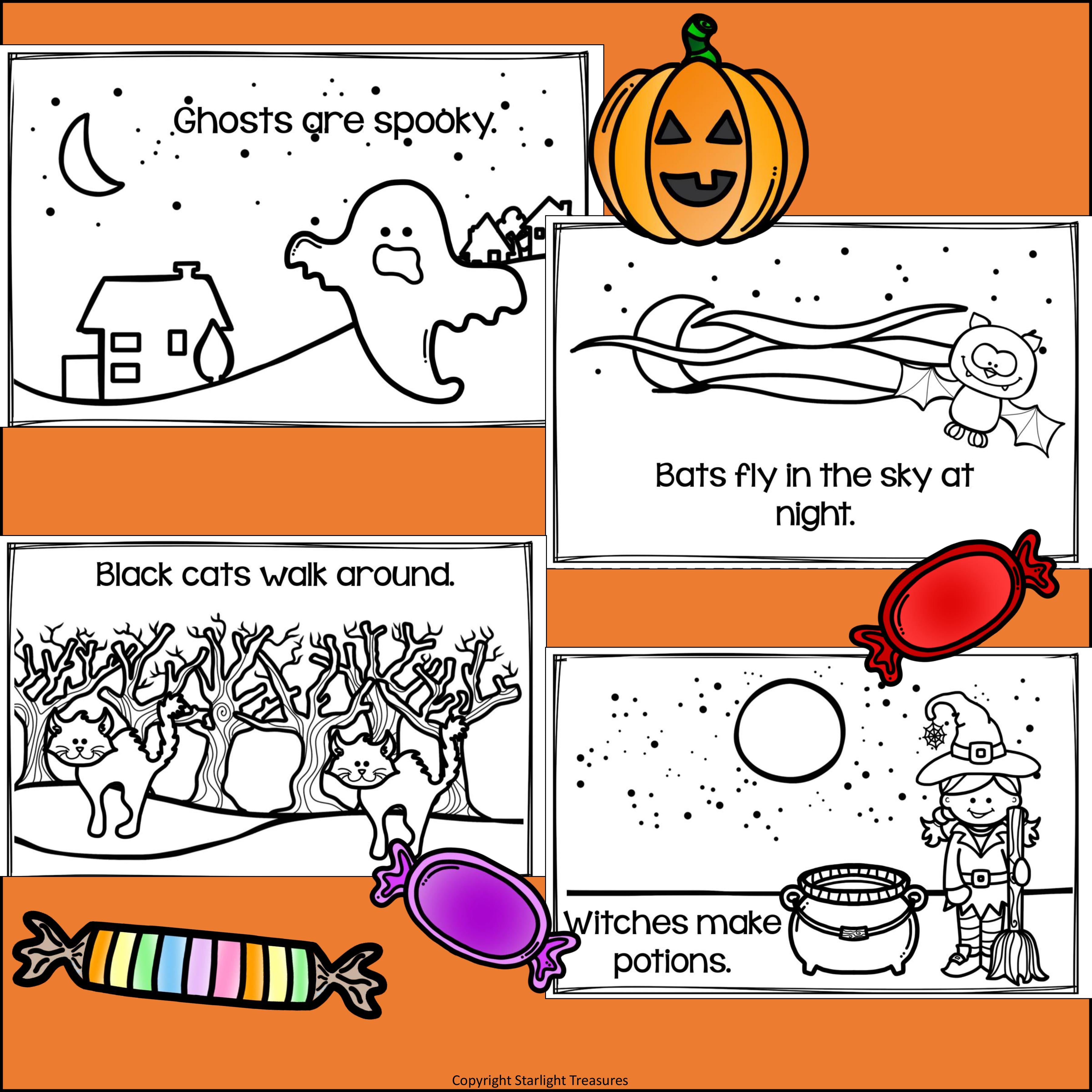 Halloween Mini Book for Early Readers