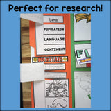Peru Lapbook for Early Learners - A Country Study