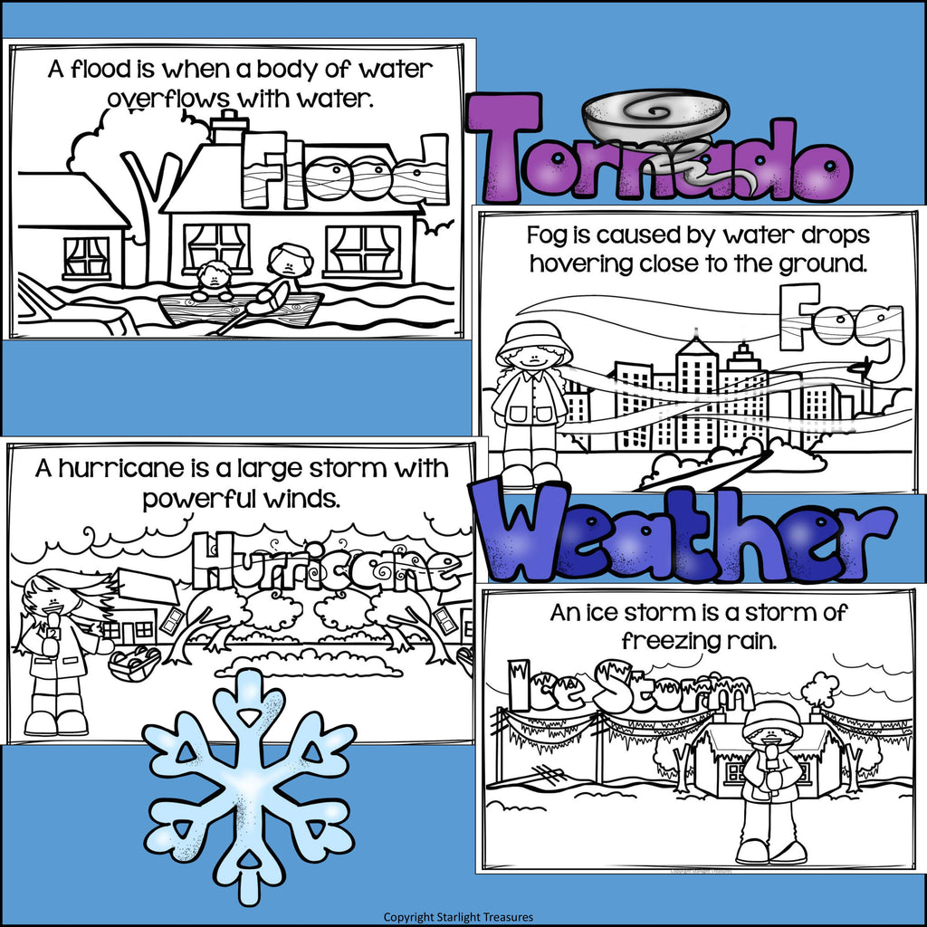 Extreme Weather Mini Book for Early Readers