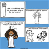 Diana Ross Mini Book for Early Readers: Women's History Month