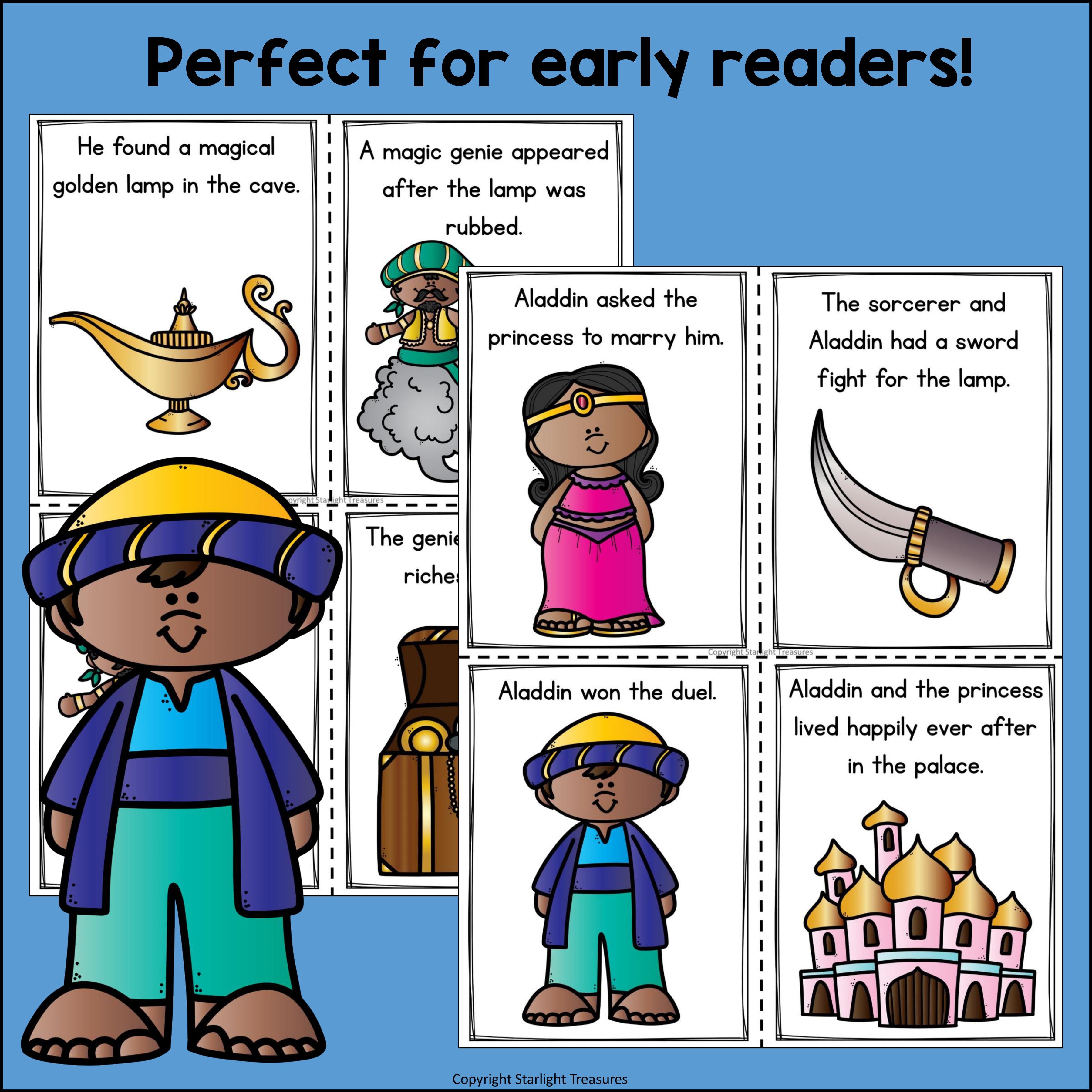 Aladdin Mini Book for Early Readers - Fairy Tales