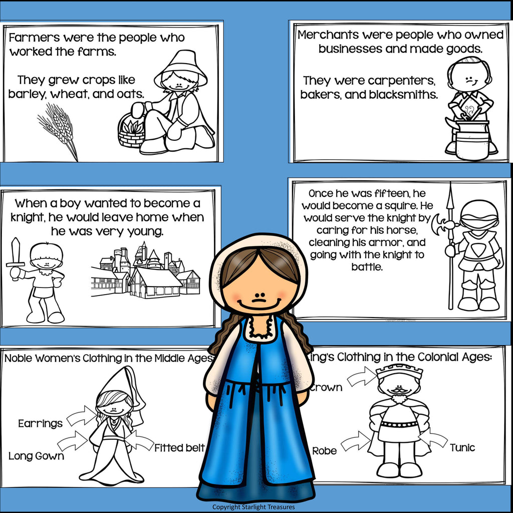 Middle Ages Mini Book for Early Readers