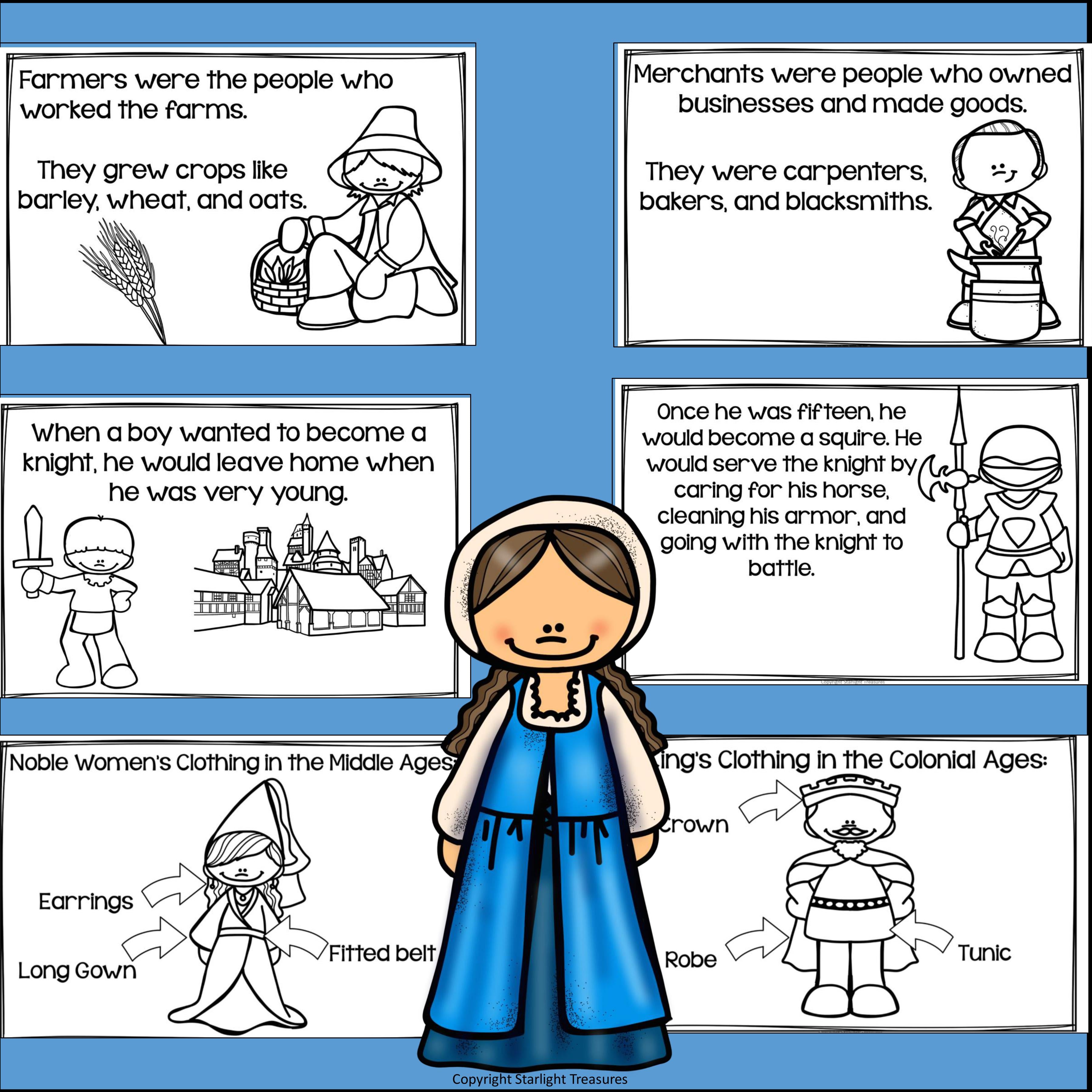 Middle Ages Mini Book for Early Readers