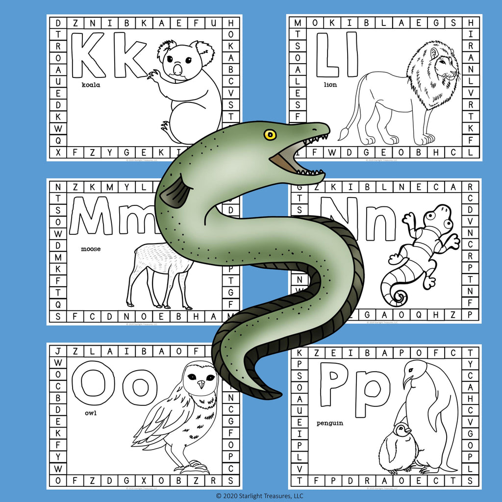 Alphabet Letter Punch Worksheets for Early Readers - ABC Punch Sheet FREEBIE