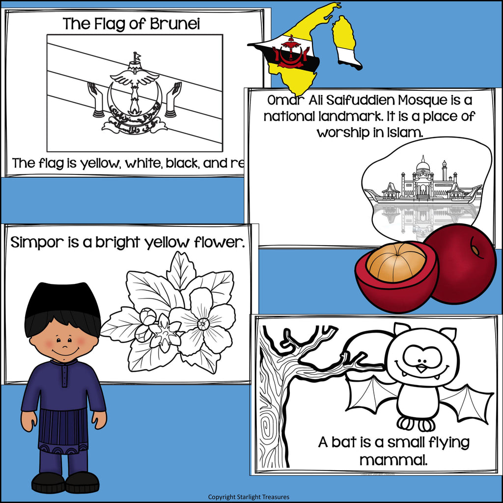 Brunei Mini Book for Early Readers - A Country Study