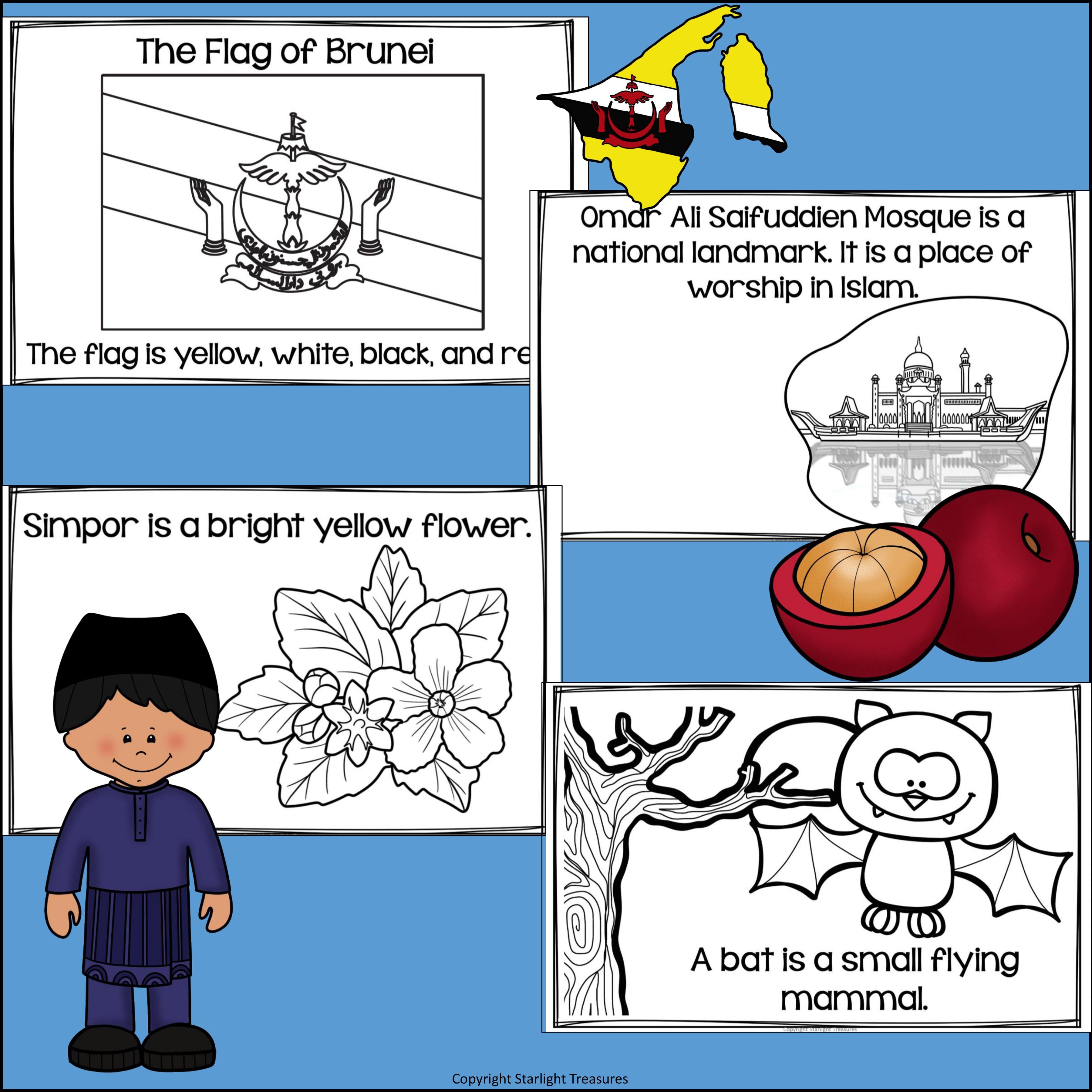 Brunei Mini Book for Early Readers - A Country Study