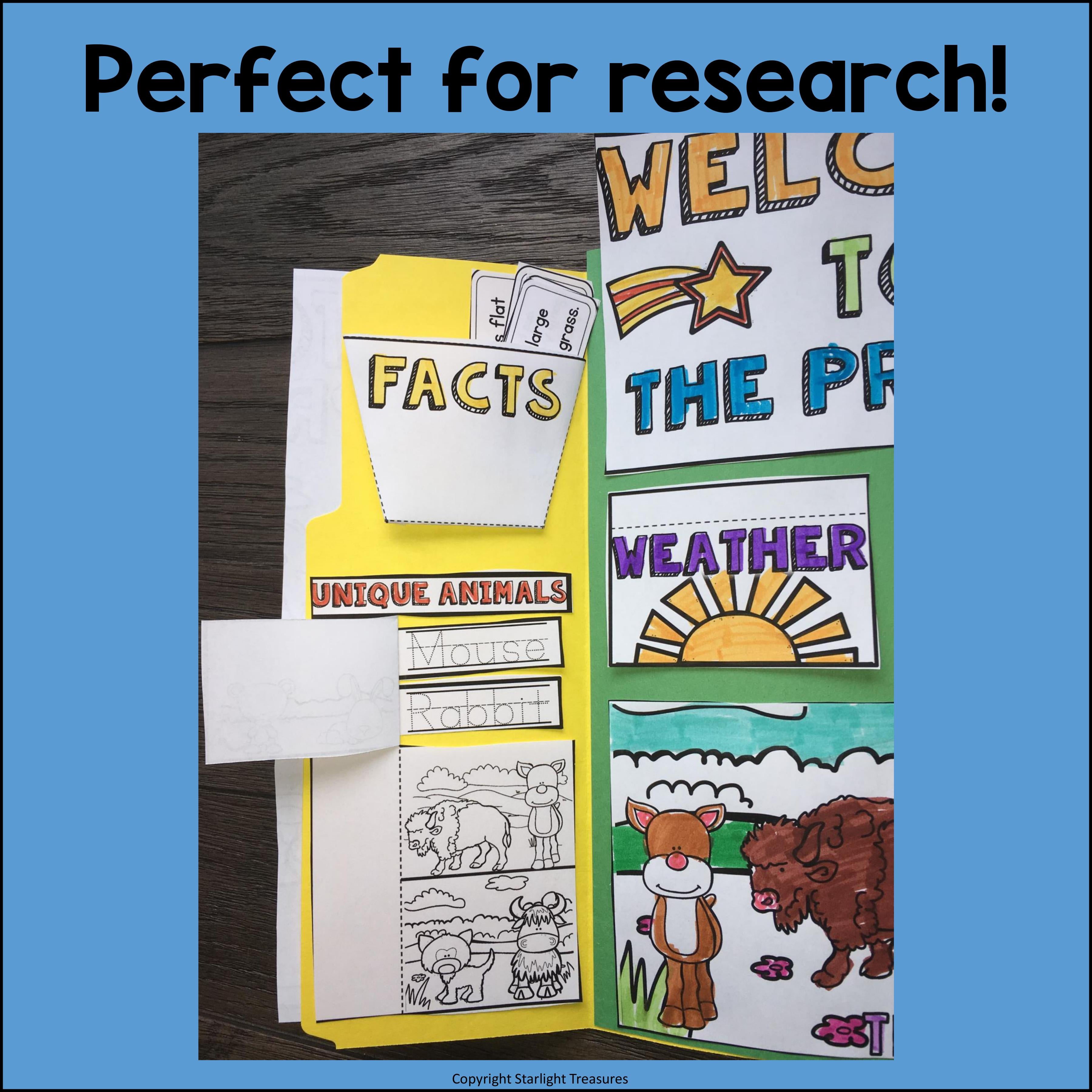 Prairie Lapbook for Early Learners - Animal Habitats