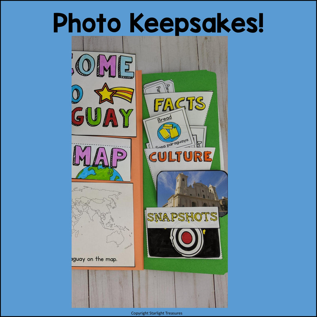 Paraguay Lapbook for Early Learners - A Country Study