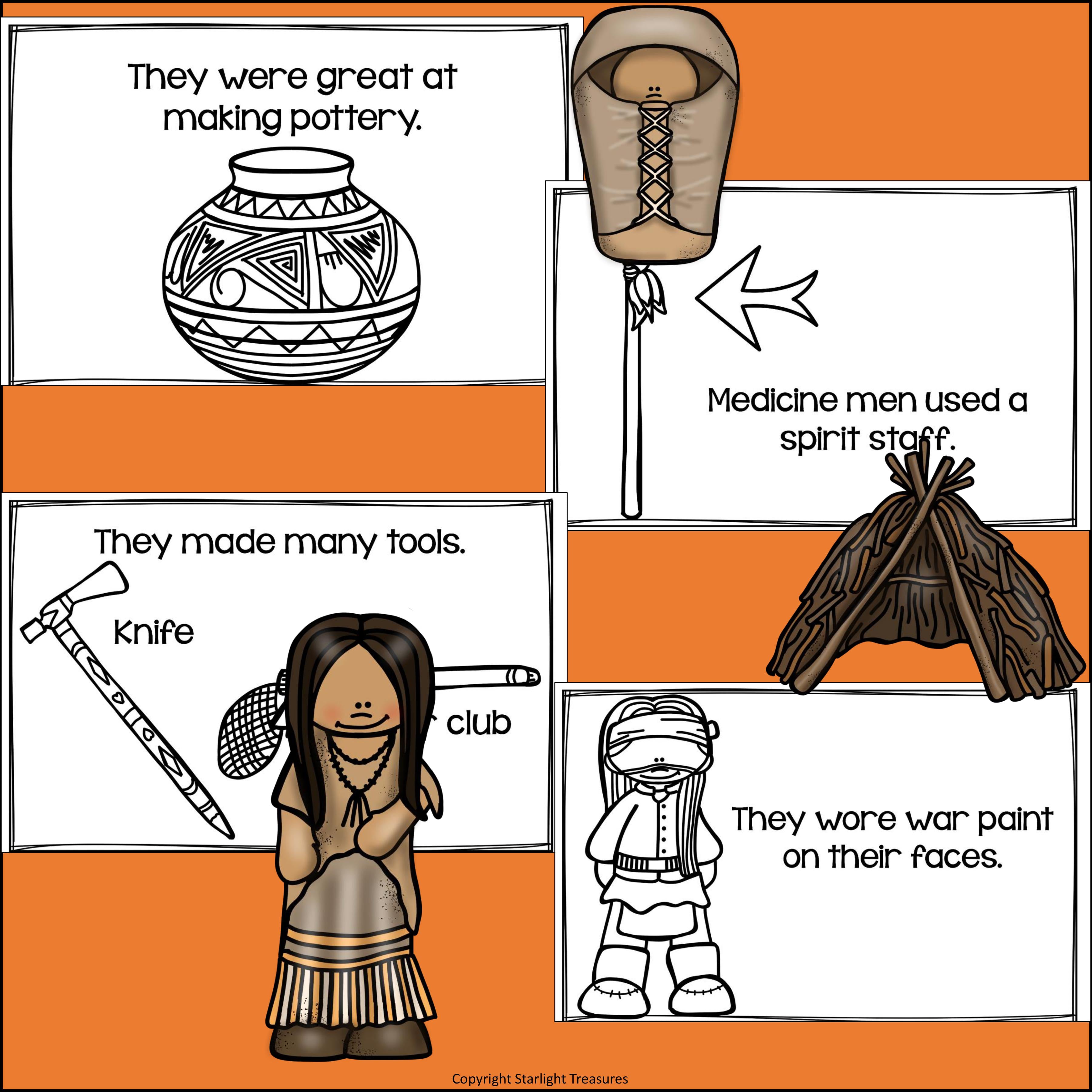 Apache Tribe Mini Book for Early Readers