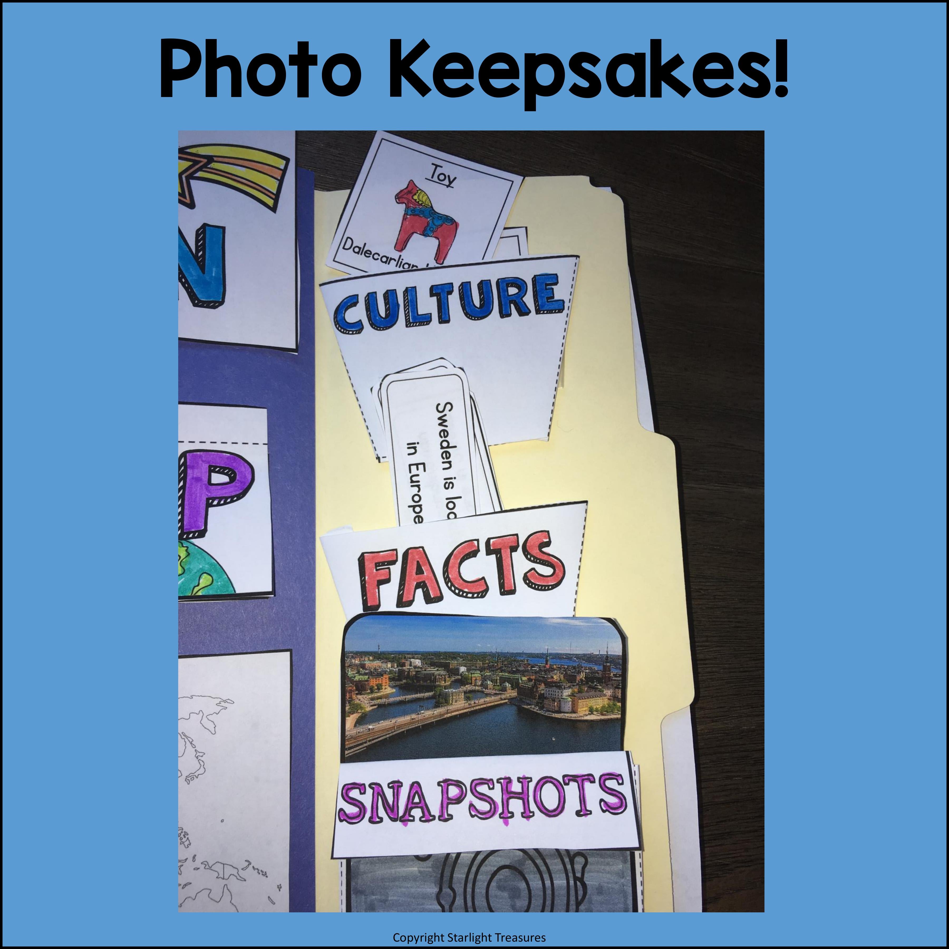 Sweden Lapbook for Early Learners - A Country Study