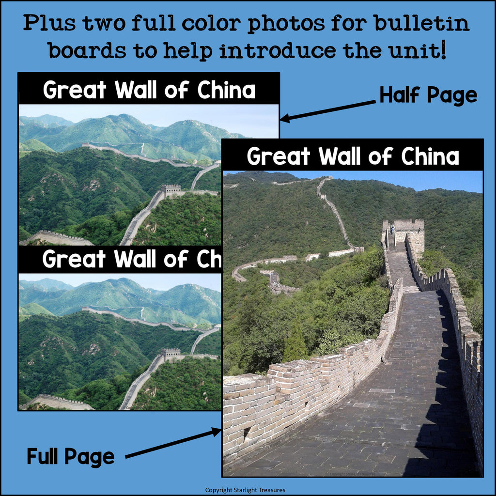 Great Wall of China Complete Unit for Early Learners