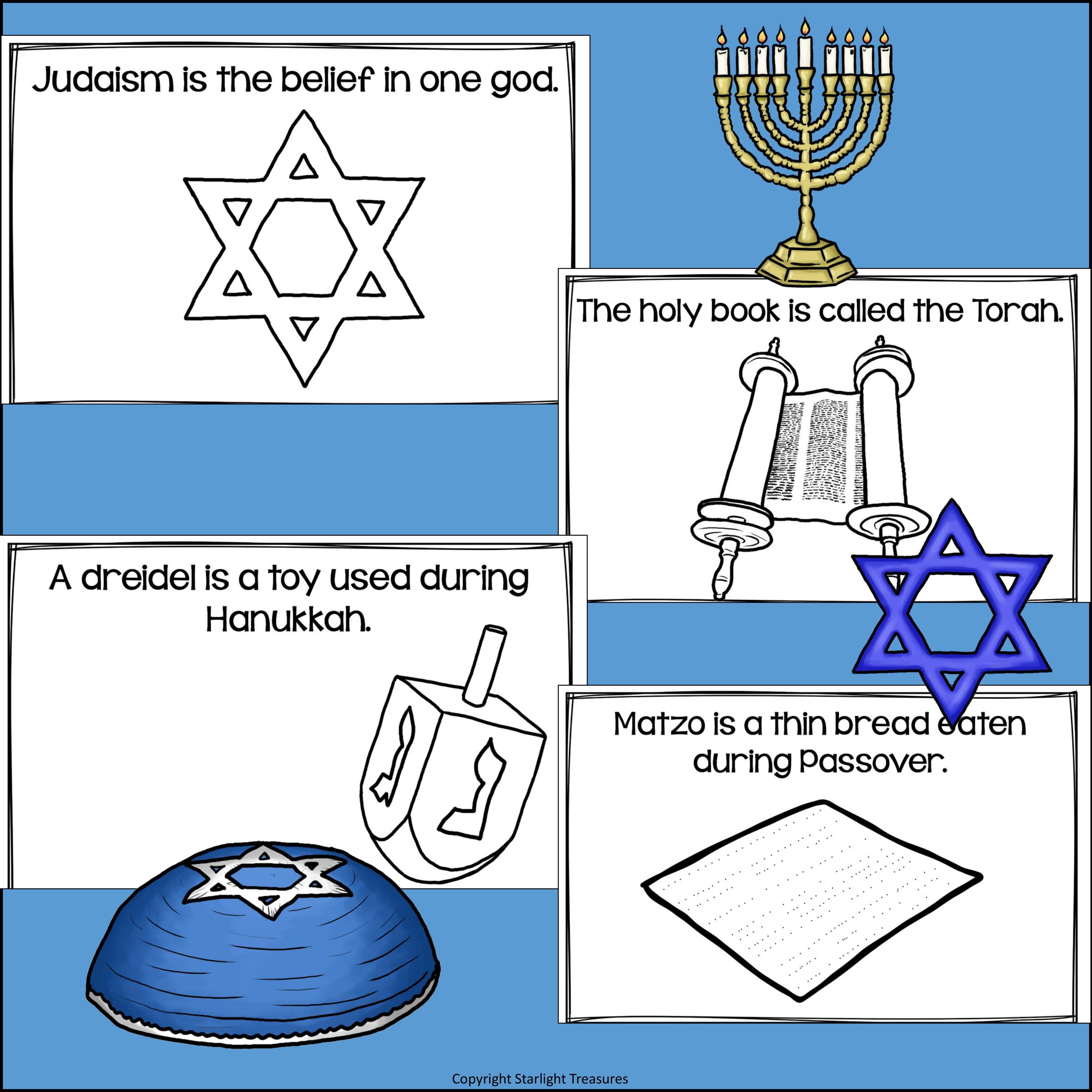 Judaism Mini Book for Early Readers: World Religions