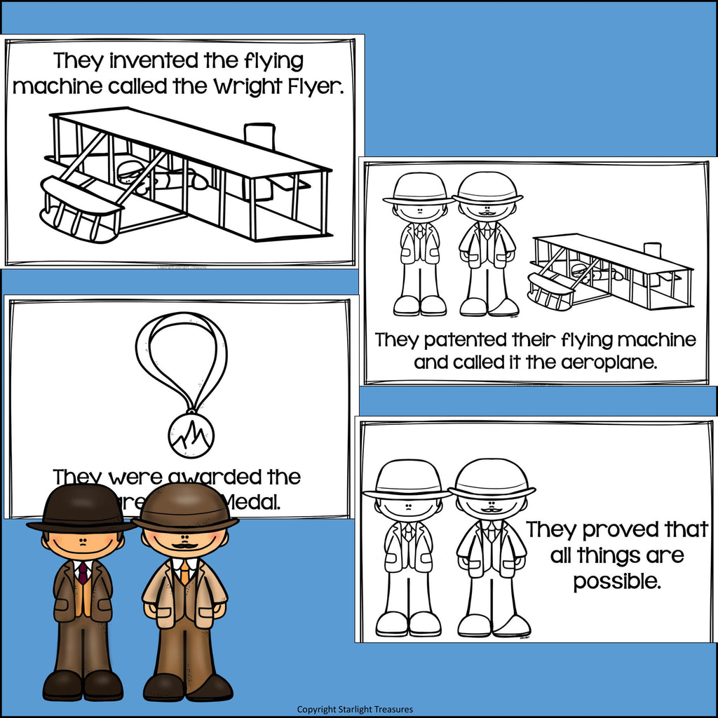 Wright Brothers Mini Book for Early Readers: Inventors