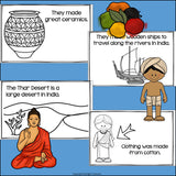 Ancient India Mini Book for Early Readers - Ancient Civilizations Activities