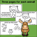 The Forest Mini Book for Early Readers: Forest Animals