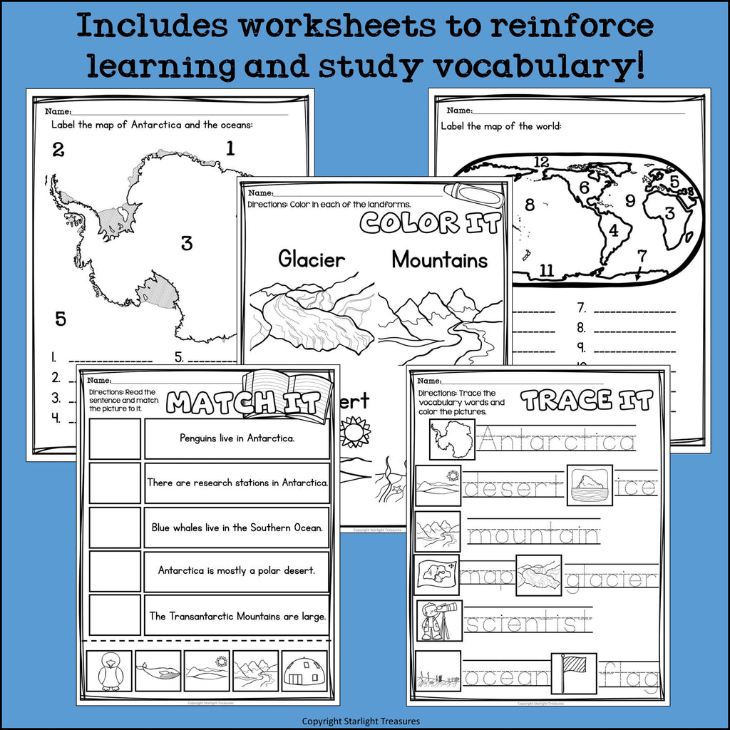 All About Antarctica Complete Unit