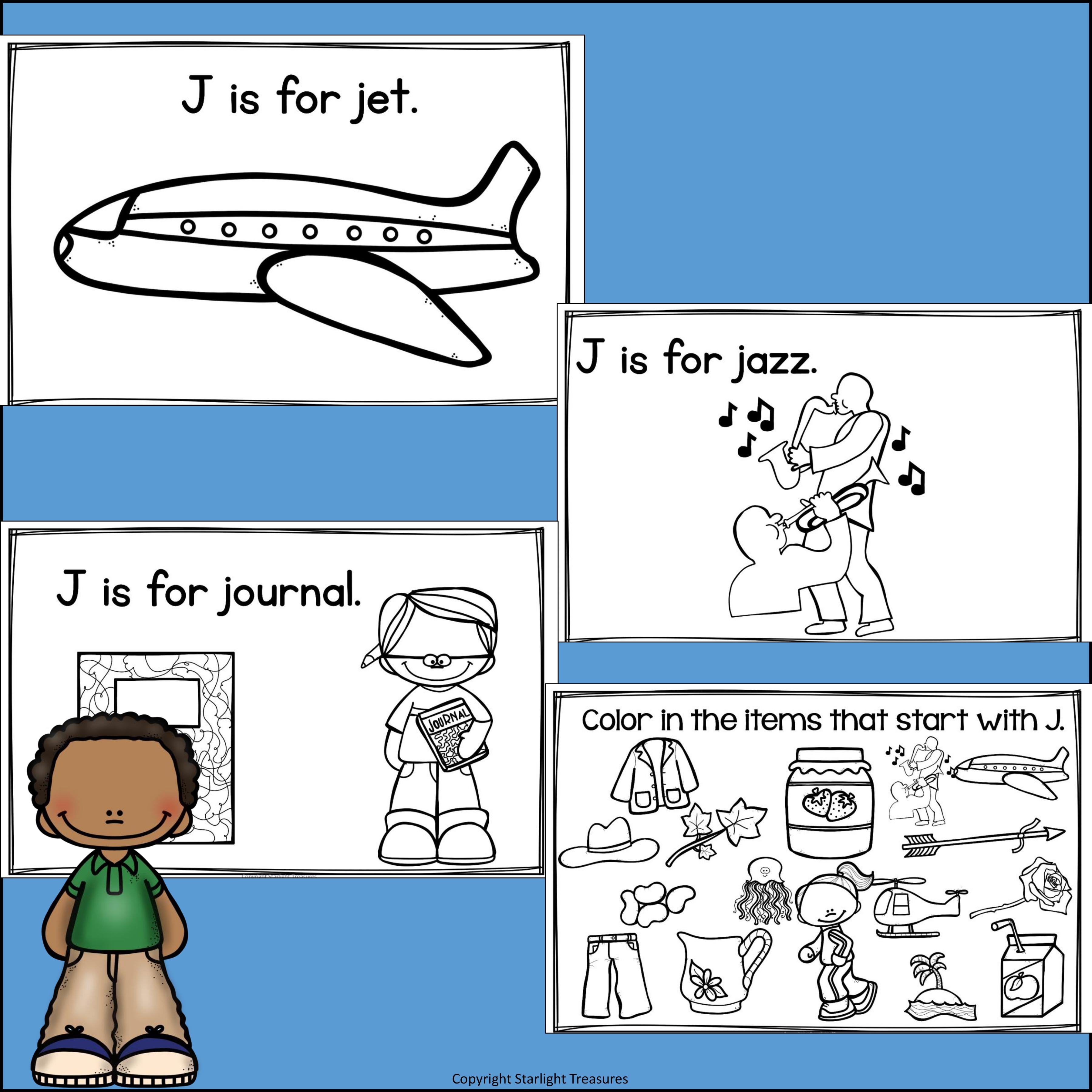 Alphabet Letter of the Week: The Letter J Mini Book