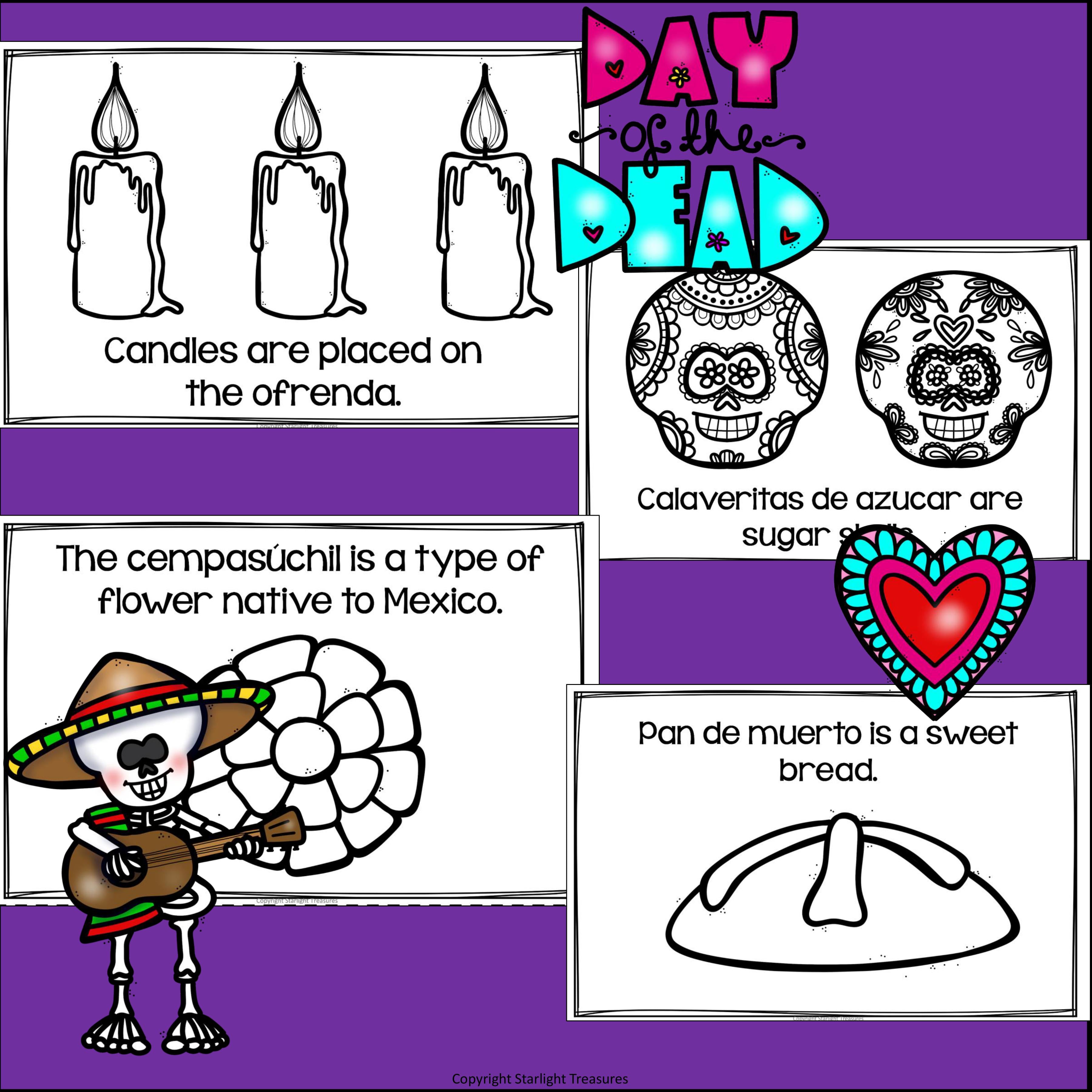Day of the Dead Mini Book for Early Readers
