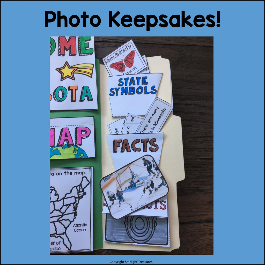 Minnesota Lapbook for Early Learners - A State Study