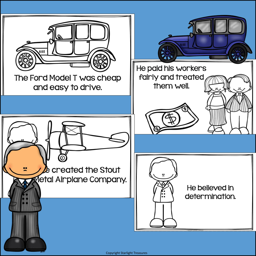 Henry Ford Mini Book for Early Readers: Inventors