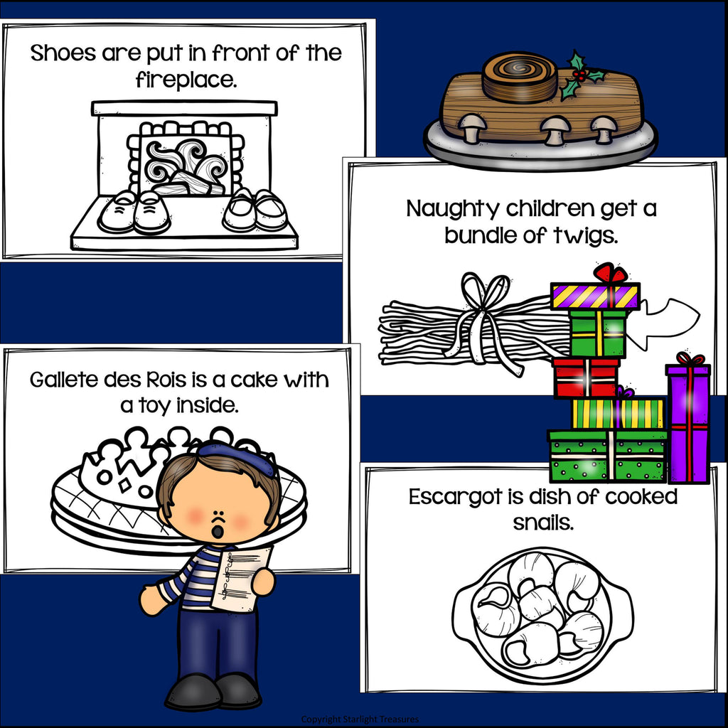 Christmas in France Mini Book for Early Readers