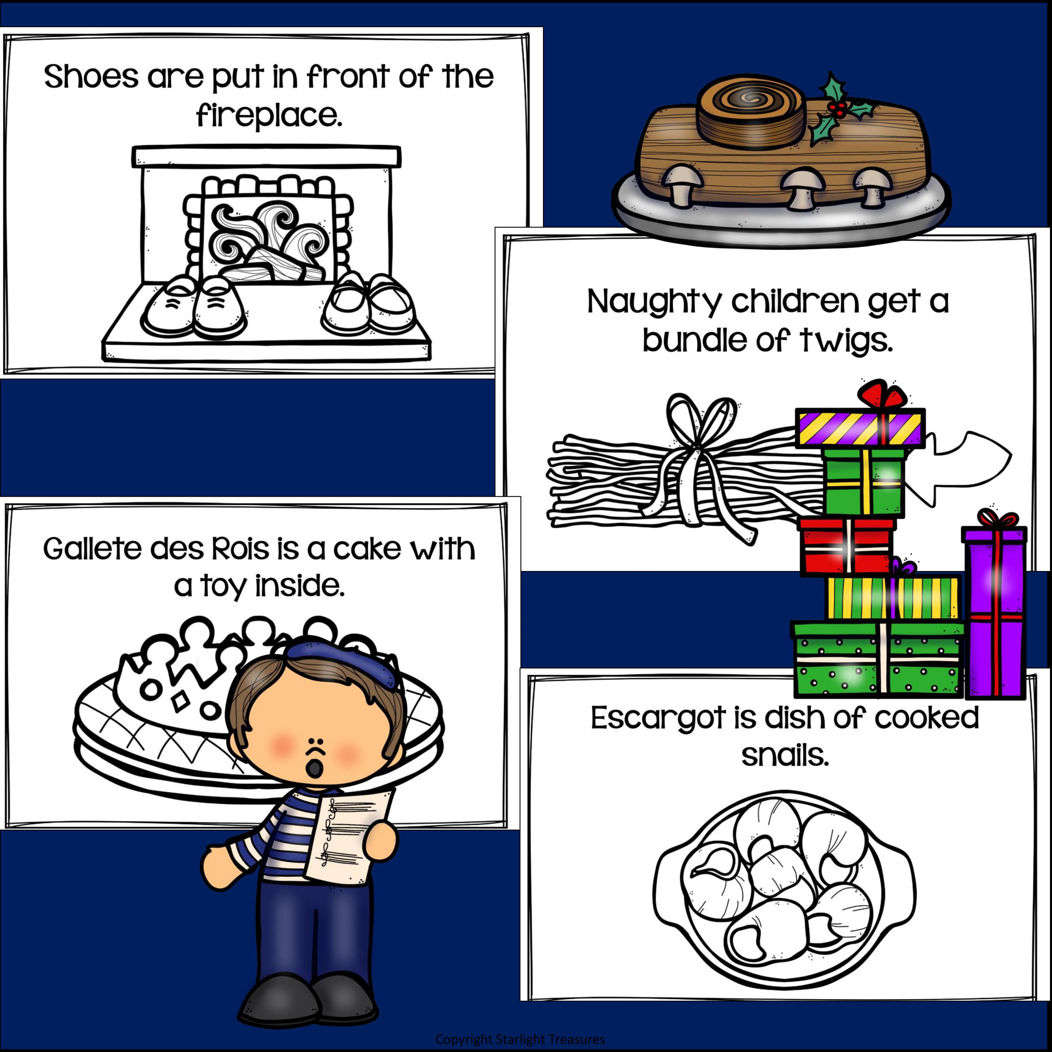 Christmas in France Mini Book for Early Readers