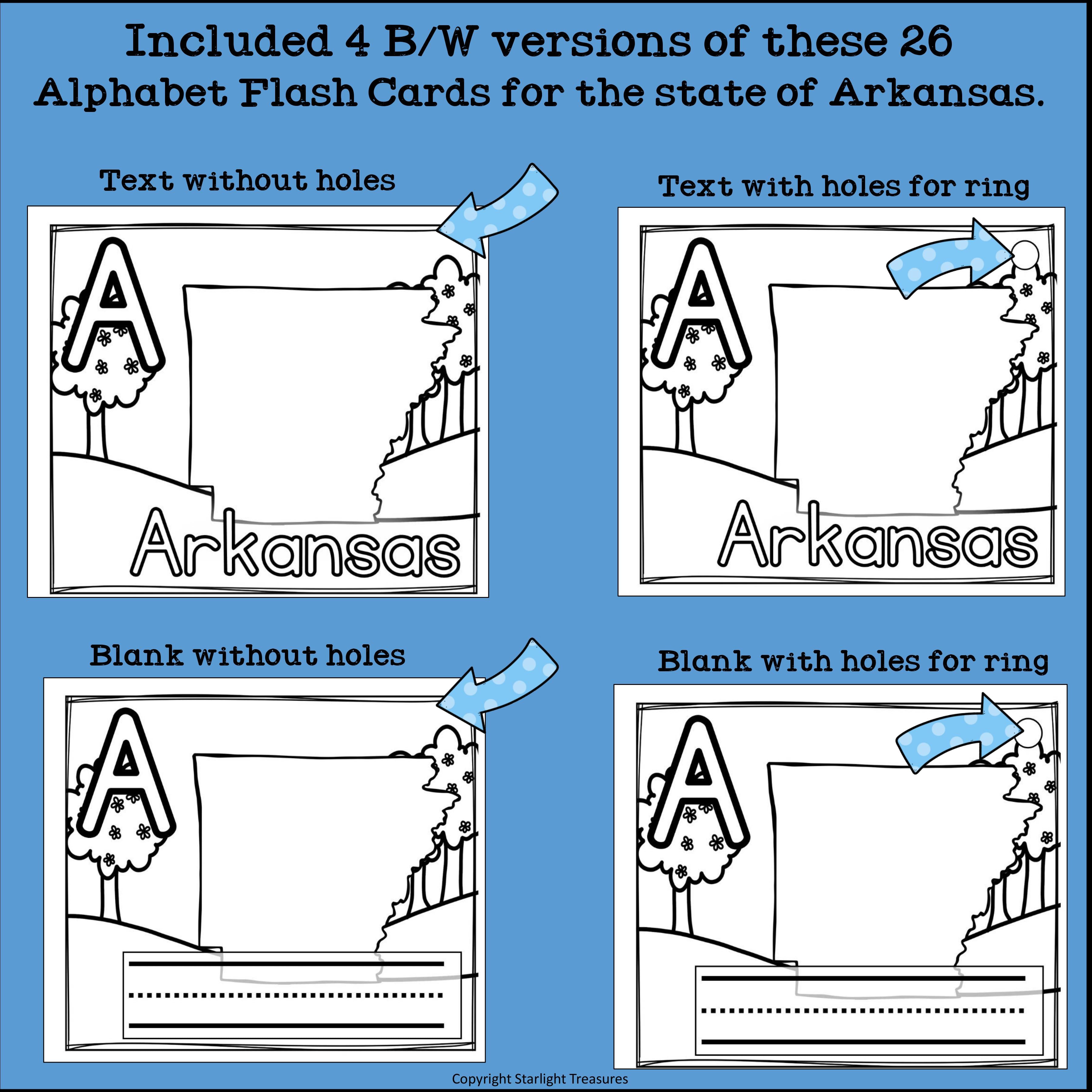 Arkansas Flash Cards